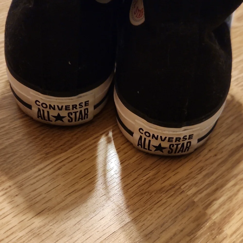 Converse Black and White High-Tops - Picture 5 of 5